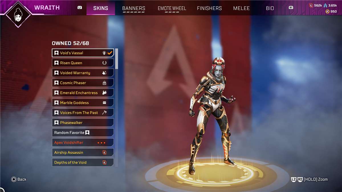 Game account sale Apex Legends